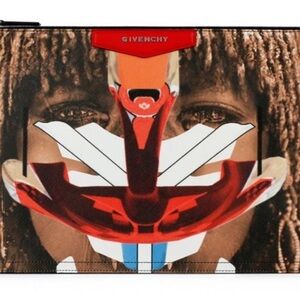 Givenchy Antigona Robot Himba clutch leather pouch tribal